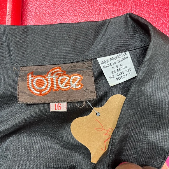 Vintage 1970’s -80’s Elegant Black Women's Blouse Sz Vtg 16 - Picture 4 of 8